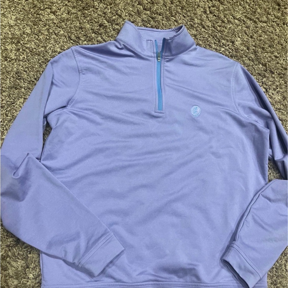 Purple Quarter-Zip Pullover